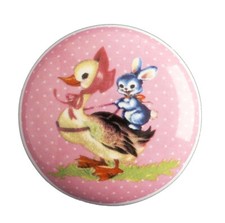 Möbelknopf Gans Hase Häschen Nostalgie Kommode Schrank Knopf Kinderzimmer retro