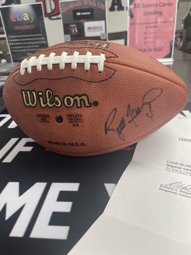 Brett Favre Autographed Authenticated Football With Certificate
