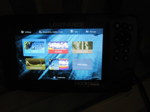 Lowrance Hook Reveal 7 TS, kein Wandler, hat Netzkabel, Halterung & Abdeckung - funktioniert - Bild 9 von 10