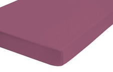 Spannbettlaken 40x80 cm Bio Baumwolle Jersey Baby Wiege Beistellbett beere