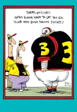 End Zone Dance - Nobleworks Funny McCoy Bros Father's Day Card by Nobleworks