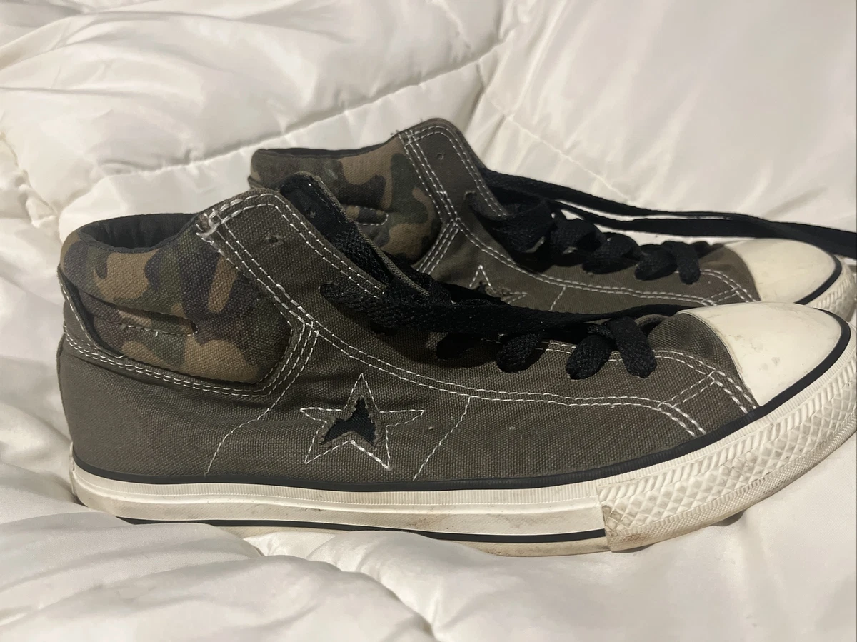 One star converse high deals tops