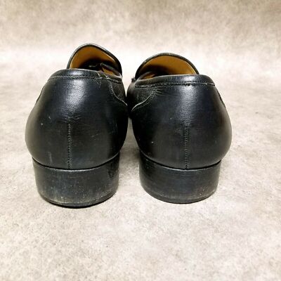 Regal Mens 856 R28 Size 10 D Black Leather Slip On Tasseled  display picture 3