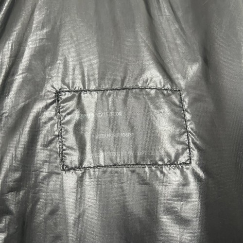 Allsaints Jacket Mens Size M Black Metamorphosis Shiny Wet Look Gorpcore Y2k VTG - Picture 5 of 12