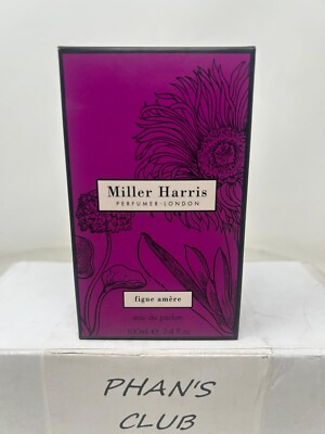 Miller Harris Figue Amère Eau de Parfum 3.4 oz   Woody Fig Fragrance for Unisex