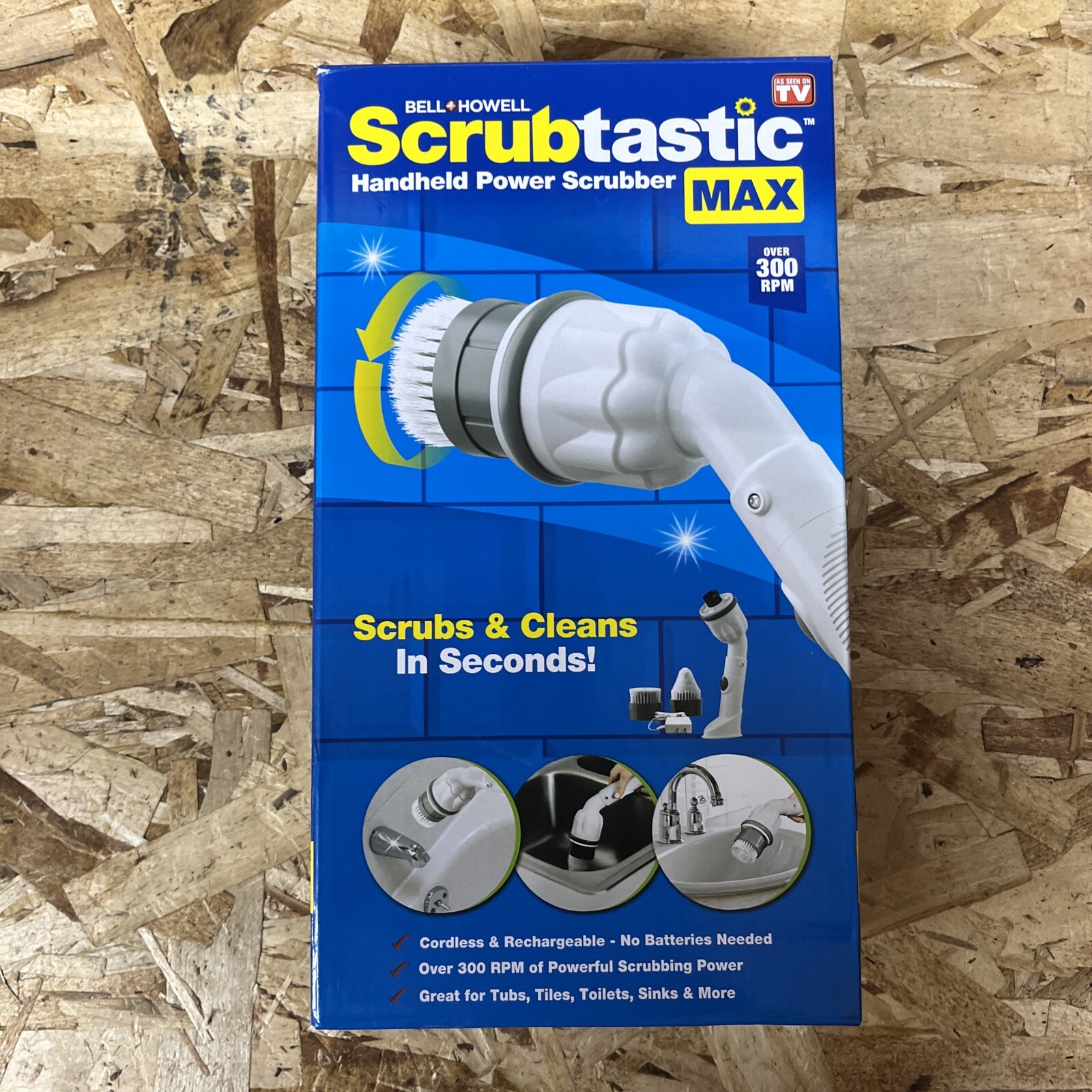 Bell + Howell Scrubtastic Rechargeable MultiPurpose Power Surface