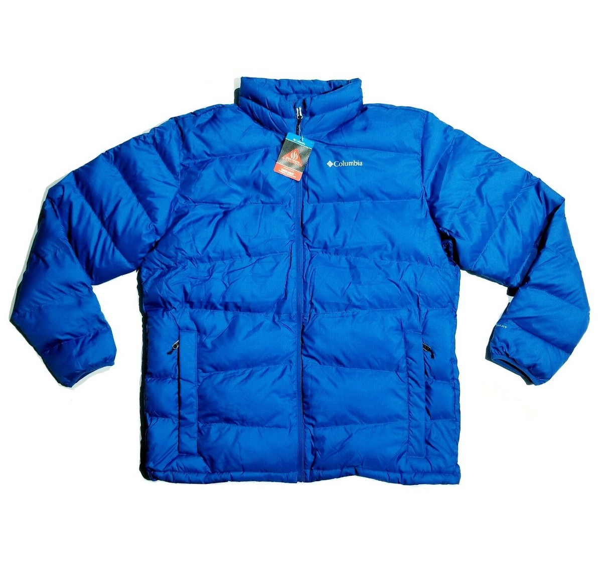 Columbia Mens Omni Heat Fivemile Butte Jacket NWT Bright Indigo Size XL Tall