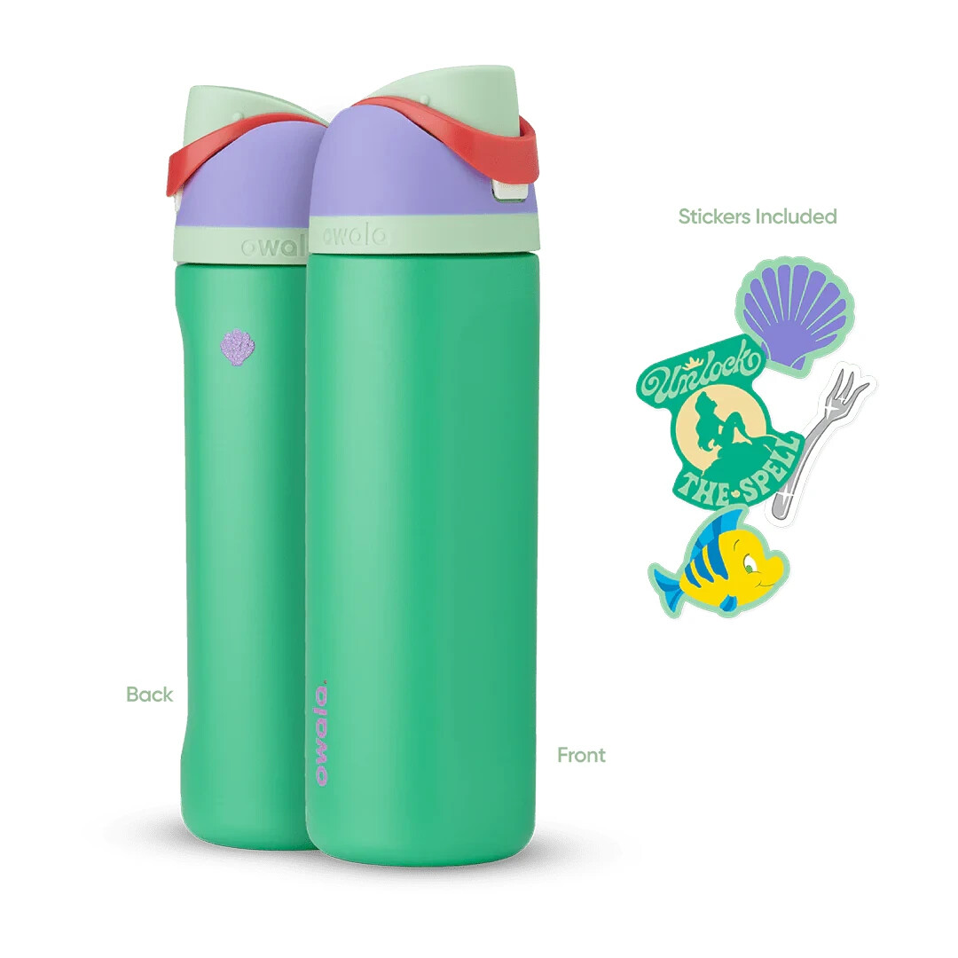 Owala NEW FreeSip Disney Princess Collection “ARIEL” 24oz w