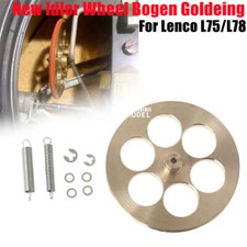 Nuova ruota folle con 2 alberi pneumatici in rame 2,45 per Lenco L70/L75/L78 Bogen Goldeing