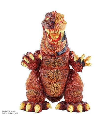Figura de vinilo Mondo Godzilla de James Groman Burning Variant LTD 250 piezas ¡EN MANO! - Imagen 10 de 16