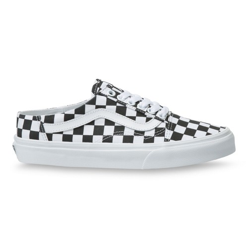 checkerboard old skool mule
