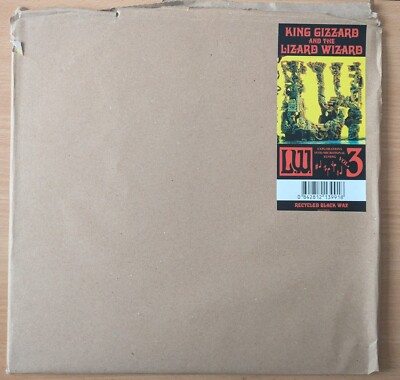 KING GIZZARD & THE LIZARD WIZARD lw BLACK VINYL BAND SELF RELEASED LP IN BAG