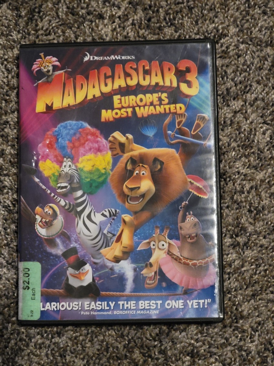Madagascar 3: Europe's Most Wanted DVD | eBay