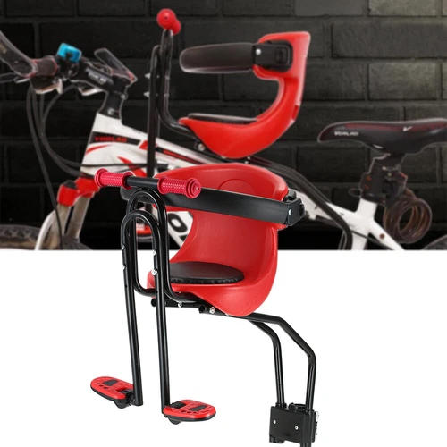 Bike Front Mounted Child Seat Kids Top Tube Bicycle Detachable Child Armrest - Picture 10 of 14