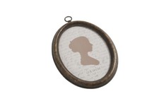WALL WOOD PICTURE FRAME OVAL 13 X 18cm HANGING PHOTO FRAME IMAGE HOLDER WALL