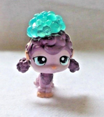 Figurine Littlest Pet Shop - Chien Avec Yeux Verts, Occasion