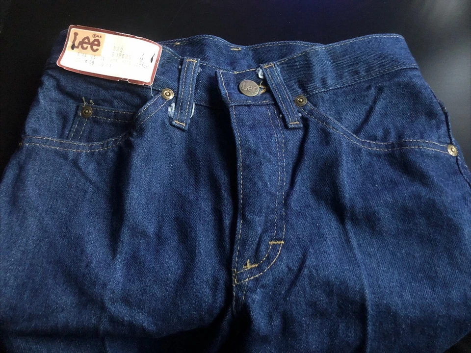 Vintage 70s Lee Denim Jeans Talon 42 Zipper 26” X 34”.         C5 - Image 4 of 4