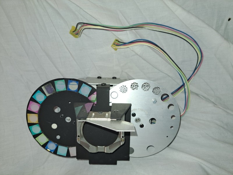 Martin CX-2 MX-1 Gobo / Color Wheel Bulkhead W/ Steppers / Lenses Bulb Holder