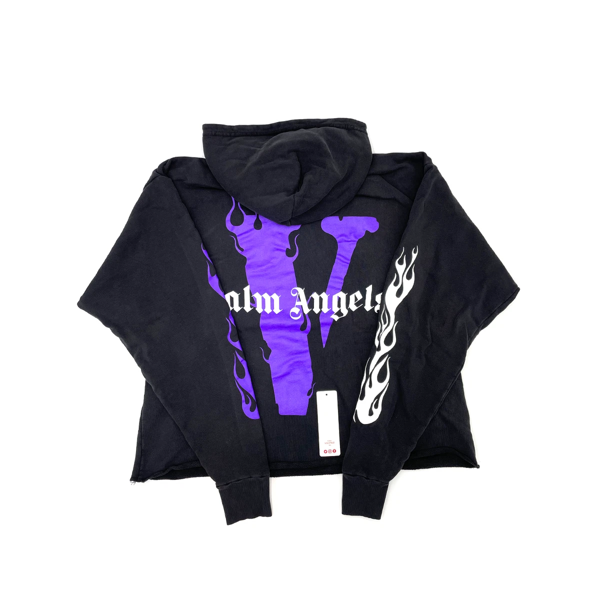 VLONE x Palm Angels Hoodie Black Purple (VLOW082) 2018 Men's Size S-XL