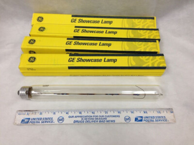 75T10/45 Showcase Lightbulb GE# 17754 T10 120V 75W Medium E26 Base 4-pcs