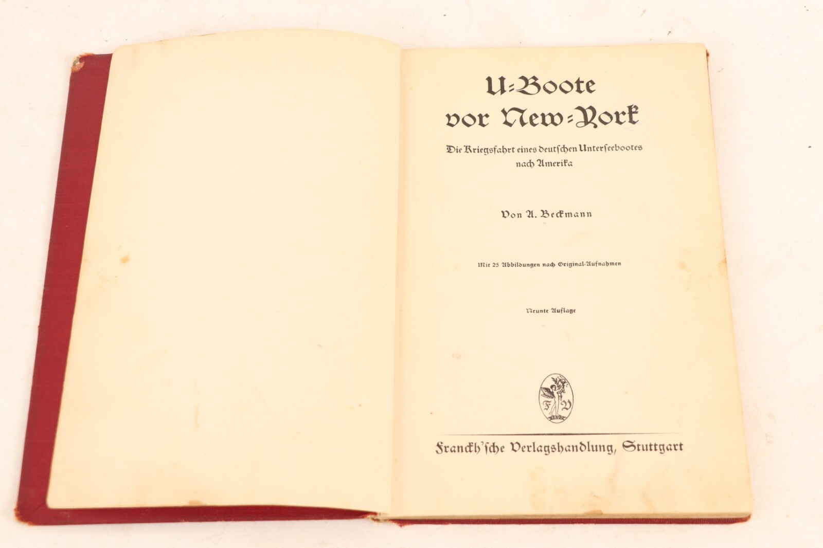 WWI History 1931 Copy of U-Boats off New York- bk-b-60
