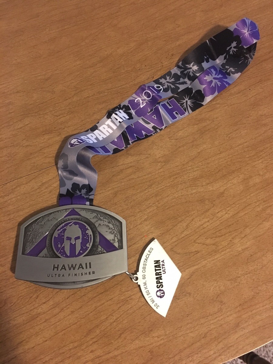 Spartan Race Hawaii Ultra Buckle Medal 2019
