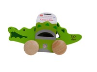 Hape E0907 Nachzieh Alligator Holzspielzeug Lernspielzeug Tiere Ab 12 Monaten