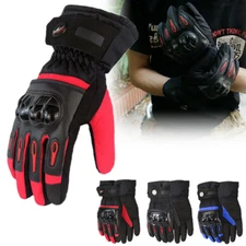 Winter Motorcycle Gloves Riding Full Finger Gloves Touchscreen Waterproof Gloves
