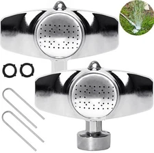 Morvat Metal Garden Sprinkler with Gentle Water Flow Up to 30 FT, 2 Pack