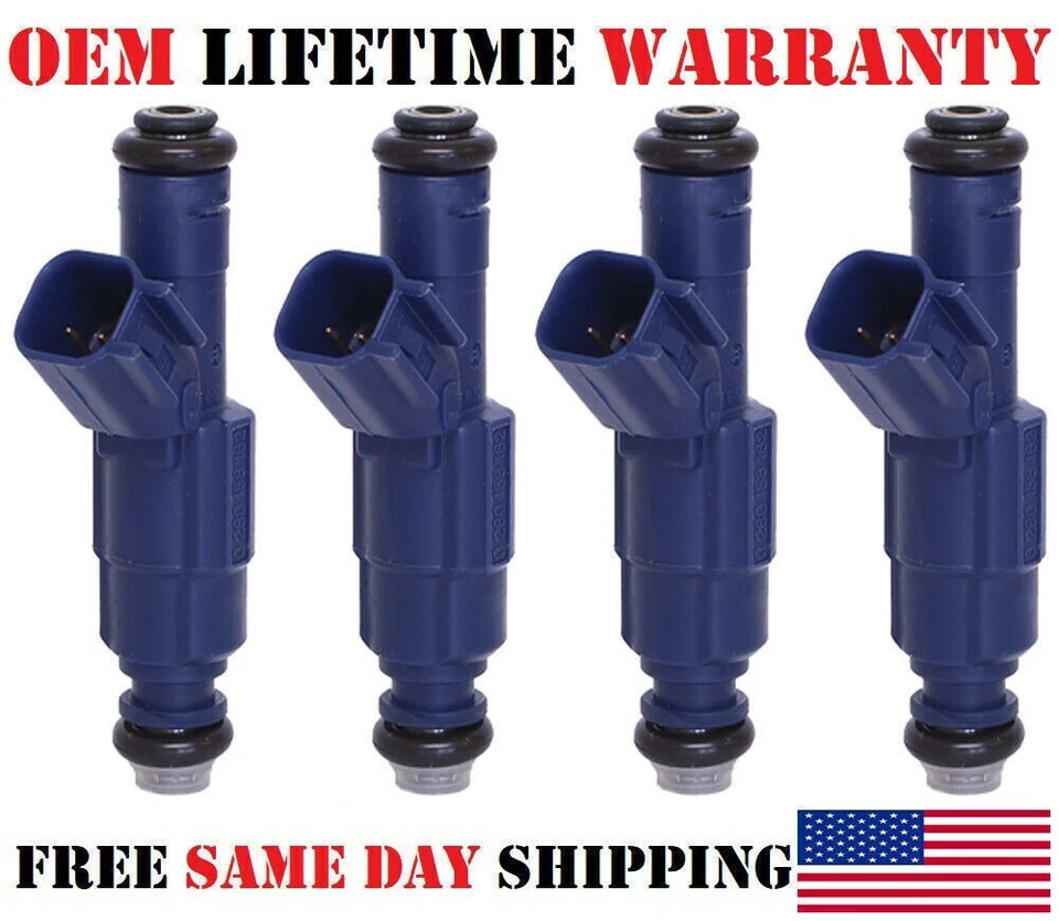 NEW BOSCH x4 HP UPGRADE Fuel Injectors 2005, 2006, 2007 Mercury Mariner 2.3L I4 - Image 4 of 4