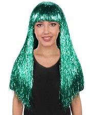 Adult Women's Long Tinsel Wig Collection,Party Ready Fancy Cosplay Wig, HW-1669A
