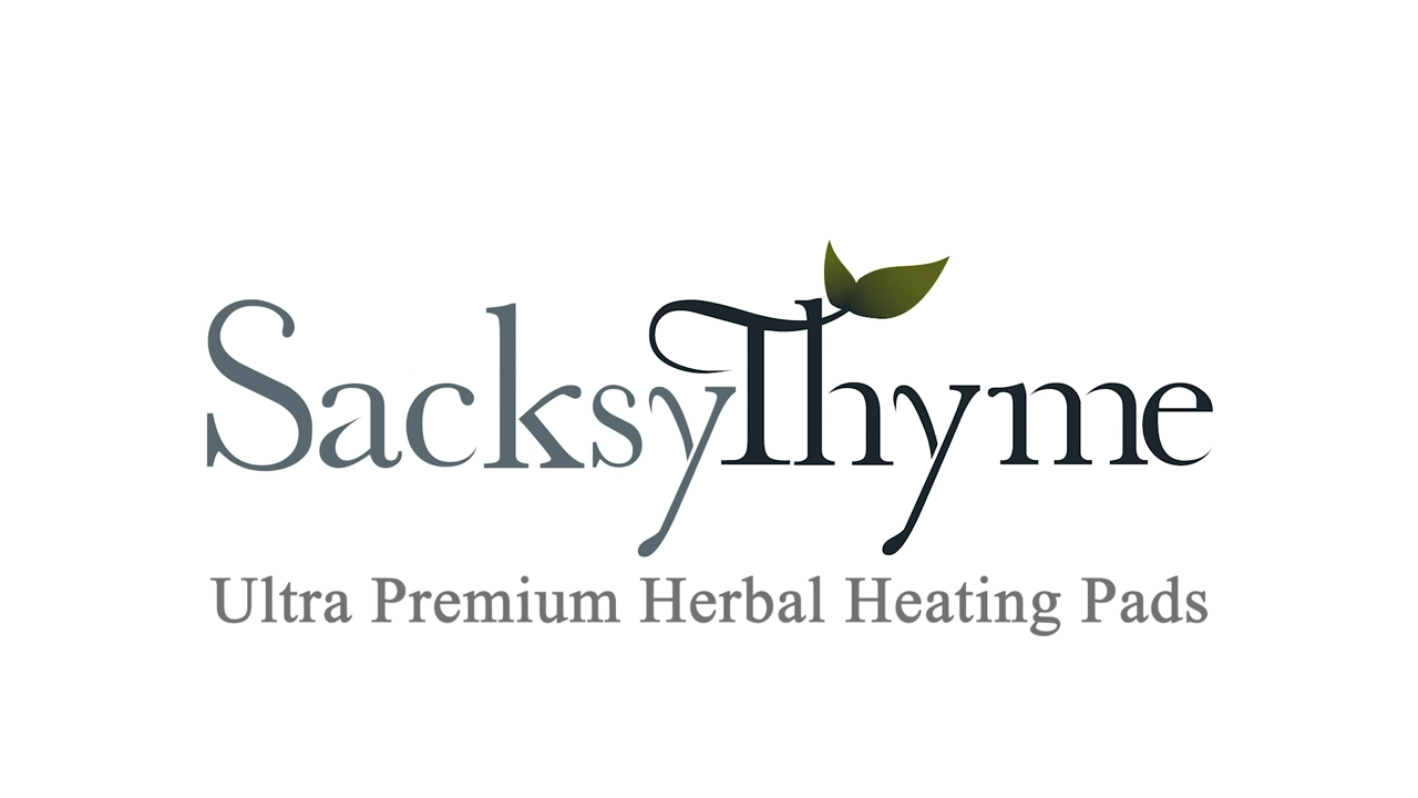 Sacksy Thyme Microwave Heating Pad, Flaxseed Heat Pad, Hot Cold Made in