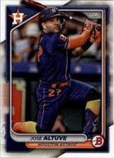 2024 Bowman Base Paper Jose Altuve #73 Houston Astros MLB Baseball Card