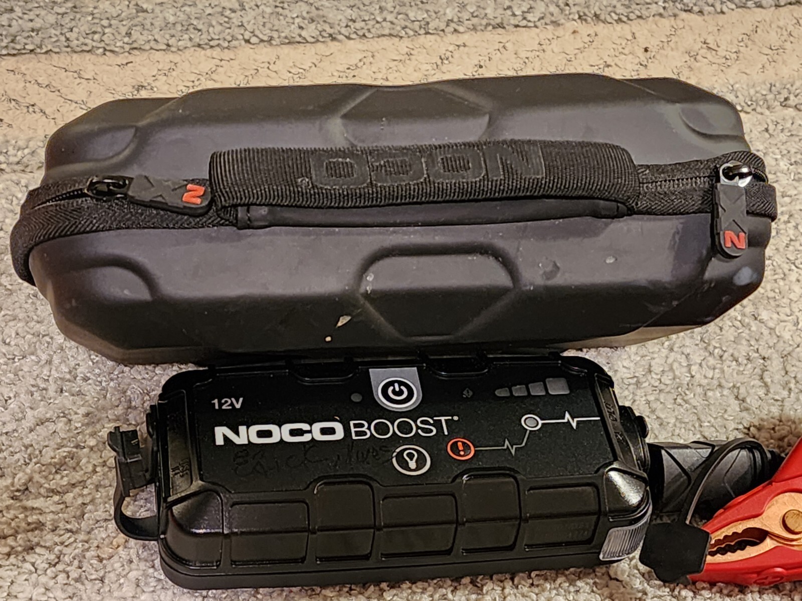 Noco Boost 12v Battery Jump Box W Case And Jumper Cables Missing