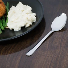 24  DESSERT/TABLE SPOONS WINDSOR FLATWARE 18/0 S/S FREE SHIPPING US ONLY