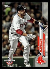 JD Martinez 2020 Topps Opening Day #32 Boston Red Sox Buy10get5FREE
