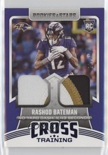 2021 Panini Rookies & Stars Cross Training Relics Prime 21/25 Rashod Bateman m1k