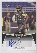 2014 Leaf US Army All-American Bowl Black 10/10 Donell Stanley #BA-DS3 Auto 0b2