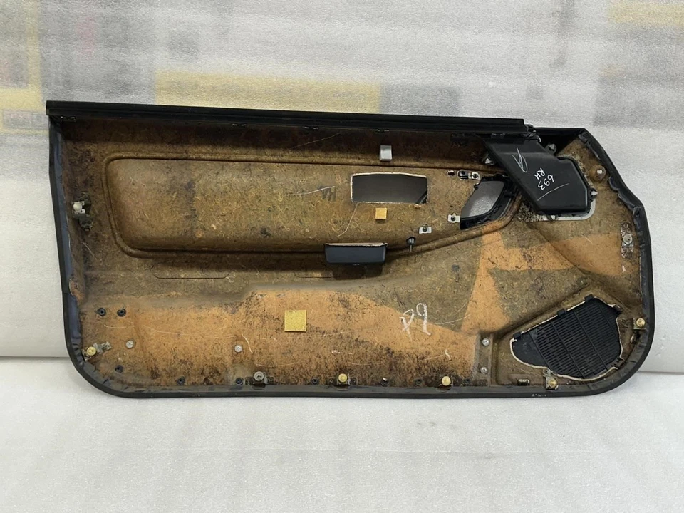 1990 1991 1992 1993 ACURA INTEGRA HATCHBACK PASSENGER DOOR TRIM PANEL BLUE POWER - Image 4 of 4