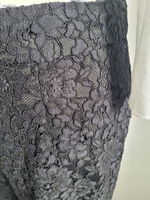 Spitzenhose Mango Suit schwarz festlich Größe 42
