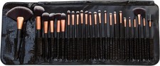 Image of Rio Professional Cosmetic Makeup Brush Set, Full 24 Piece Cosmetic Kit with Sof