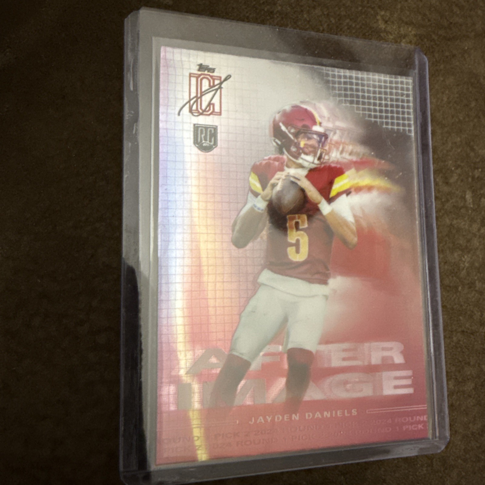 2024 Topps Signature Class - After Image Jayden Daniels #AI-7 (RC)
