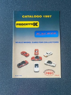 Katalog PEGO ITALIA  ProgettoK, EXEM 1997   Scale 1:43
