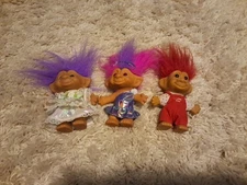 Russ Trolls Lot Of 3 1990’s dolls