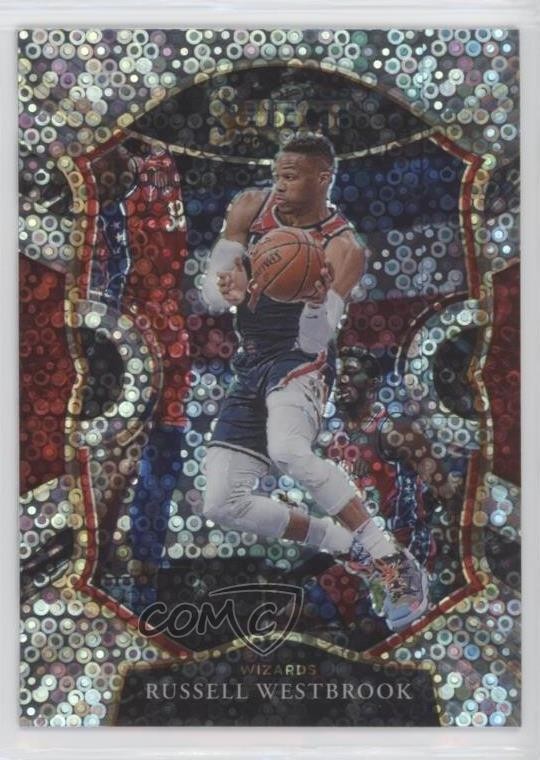 2020-21 Panini Select Concourse Disco Prizm Russell Westbrook #39 0h28
