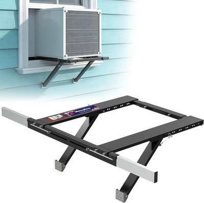 Marudina No-Drill Window AC Bracket,Adjustable Heavy-Duty Air Conditioner Suppor