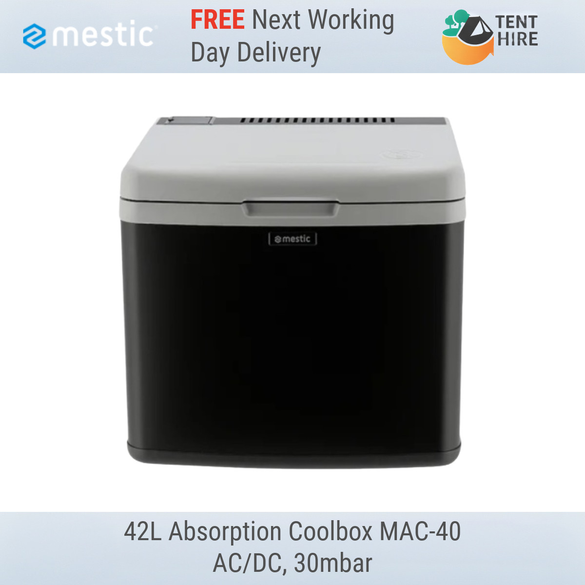 Mestic Absorption Cool Box 42 Litre MAC-40 AC/DC 12V/230V and Gas - Image 2