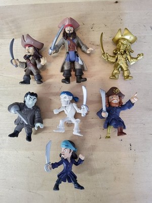 Disney Jack Sparrow Pirates Of The Caribbean Skeleton Mini Figures Pirate Ship