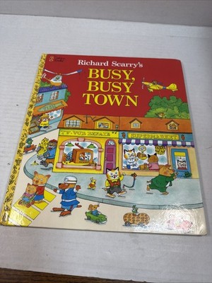 Richard Scarry's Busy, Busy Town by Richard Scarry (2000, Hardcover)