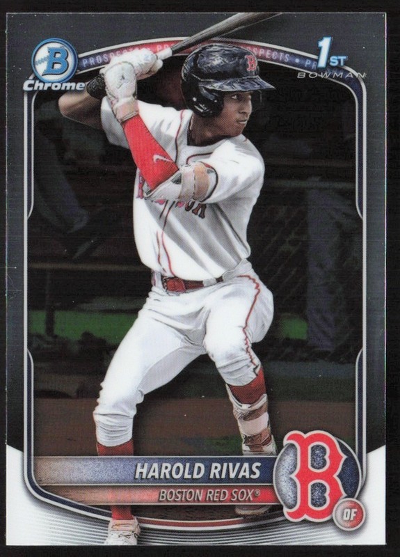2025 Bowman Chrome Prospects Harold Rivas #BCP-216 GS1-4